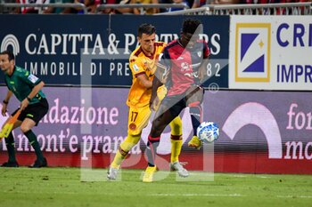 2022-08-21 - Zito Andre Sebastiao Luvumbo of Cagliari Calcio - CAGLIARI CALCIO VS AS CITTADELLA - ITALIAN SERIE B - SOCCER