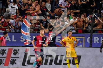 2022-08-21 - Marco Mancosu of Cagliari Calcio, Esultanza, Joy After scoring goal, - CAGLIARI CALCIO VS AS CITTADELLA - ITALIAN SERIE B - SOCCER