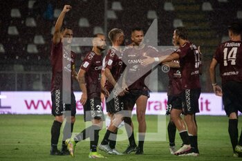 2022-08-28 - Reggina celebrates a gol 2-0 - REGGINA 1914 VS FC SUDTIROL - ITALIAN SERIE B - SOCCER