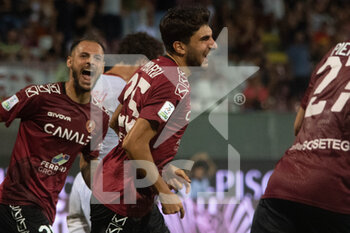 2022-08-28 - Lombardi Alessandro reggina celebrates a gol 4-0 - REGGINA 1914 VS FC SUDTIROL - ITALIAN SERIE B - SOCCER