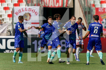 2022-09-03 - Andrea La Mantia (Spal Ferrara) celebrates after scoring a goal - SSC BARI VS SPAL - ITALIAN SERIE B - SOCCER
