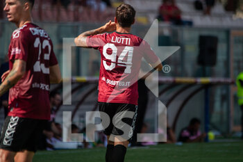 2022-09-03 - Liotti Daniele celebrates a gol 3-0 - REGGINA 1914 VS PALERMO FC - ITALIAN SERIE B - SOCCER