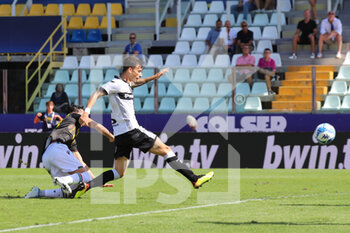2022-09-10 - Enrico Delprato (Parma Calcio) scores a goal  - PARMA CALCIO VS TERNANA CALCIO - ITALIAN SERIE B - SOCCER