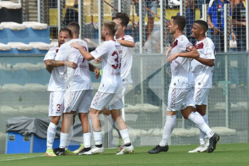 2022-09-10 - Players of Reggina celebrate - AC PISA VS REGGINA 1914 - ITALIAN SERIE B - SOCCER