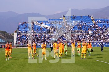 2022-10-08 - The team (AS Cittadella) after the match - BRESCIA CALCIO VS AS CITTADELLA - ITALIAN SERIE B - SOCCER