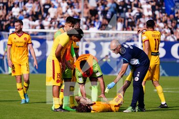 2022-10-08 - Mirko Antonucci (AS Cittadella) injury after his goal - BRESCIA CALCIO VS AS CITTADELLA - ITALIAN SERIE B - SOCCER