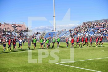 2022-10-15 - Team Cagliari Calcio, Esultanza - CAGLIARI CALCIO VS BRESCIA CALCIO - ITALIAN SERIE B - SOCCER