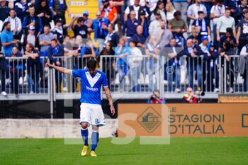 2022-10-22 - Emanuele Ndoj (Brescia FC) celebrates his goal - BRESCIA CALCIO VS VENEZIA FC - ITALIAN SERIE B - SOCCER