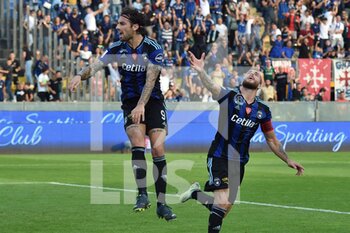 2022-10-23 - Ettore Gliozzi (Pisa) celebrates - AC PISA VS MODENA FC - ITALIAN SERIE B - SOCCER