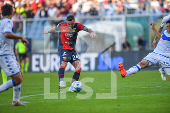 2022-10-29 - Filip Wojciech Jagiello (Genoa) goal 1-0 - GENOA CFC VS BRESCIA CALCIO - ITALIAN SERIE B - SOCCER