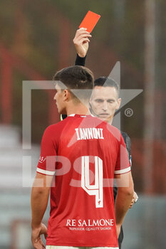 2022-10-30 - iannoni edoardo (n.4 perugia calcio) expelled - AC PERUGIA VS AS CITTADELLA - ITALIAN SERIE B - SOCCER