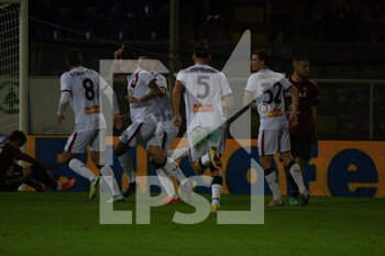 2022-11-07 - Aramu Mattia Genoa celebrates a gol 1-1 - REGGINA 1914 VS GENOA CFC - ITALIAN SERIE B - SOCCER