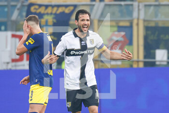2022-11-26 - Franco Vazquez (Parma) celebrate after scoring the gol 26/11/22 Parma VS Modena Calcio-Serie B - PARMA CALCIO VS MODENA FC - ITALIAN SERIE B - SOCCER