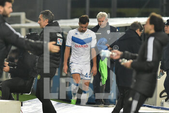 2022-12-17 - Davide  Adorni (Brescia) leaves the field after the red card - AC PISA VS BRESCIA CALCIO - ITALIAN SERIE B - SOCCER