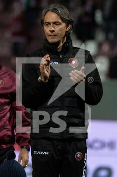 2022-12-17 - Filippo Inzaghi coach Reggina  - REGGINA 1914 VS SSC BARI - ITALIAN SERIE B - SOCCER
