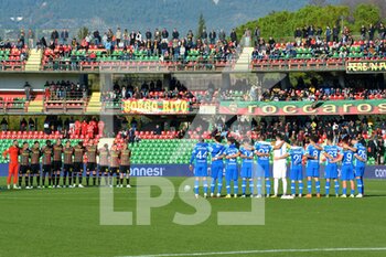 2022-12-18 - minute of silence for siniša mihajlović - TERNANA CALCIO VS COMO 1907 - ITALIAN SERIE B - SOCCER