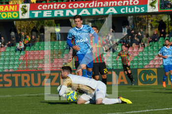 2022-12-18 - goalkeeper save n1 simone ghidotti (como1907) - TERNANA CALCIO VS COMO 1907 - ITALIAN SERIE B - SOCCER