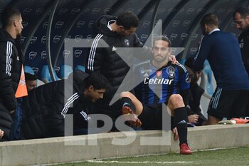 2022-12-26 - Ernesto Torregrossa (Pisa) disappointment after his injury - SPAL VS AC PISA - ITALIAN SERIE B - SOCCER