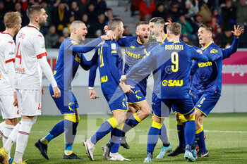 2022-12-26 - Modena celebrates after scoring the gol of 2-0 - FC SUDTIROL VS MODENA FC - ITALIAN SERIE B - SOCCER