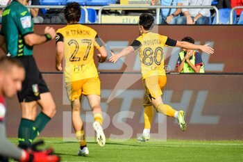 2022-11-12 - Olimpiu Vasile Morutan of Pisa Sporting Club, Esultanza, Joy After scoring goal, - CAGLIARI CALCIO VS AC PISA - ITALIAN SERIE B - SOCCER