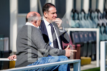 2022-02-23 - Il Direttore Sportivo della Pro Patria 1919 Sandro Turotti e Mister Lamberto Zauli (Juventus U23) - JUVENTUS U23 VS PRO PATRIA - ITALIAN SERIE C - SOCCER