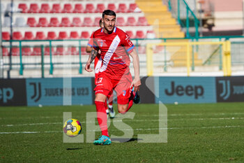 2022-02-23 - Alessandro Piu (Pro Patria 1919) - JUVENTUS U23 VS PRO PATRIA - ITALIAN SERIE C - SOCCER