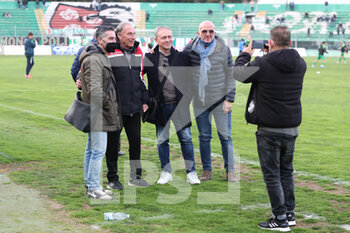 2022-02-19 - Grande accoglienza per Zdenek Zeman (allenatore Foggia) prima del match contro il Monopoli - MONOPOLI VS FOGGIA - ITALIAN SERIE C - SOCCER