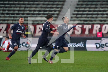 2022-03-05 - Pasquale Maiorino (Virtus Francavilla) esulta dopo aver segnato il gol del 1-1 - BARI VS FRANCAVILLA - ITALIAN SERIE C - SOCCER