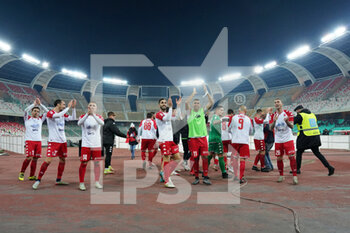 2022-03-16 - SSC Bari festeggia la vittoria sotto i propri tifosi - BARI VS JUVE STABIA - ITALIAN SERIE C - SOCCER