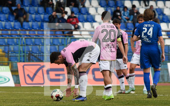 2022-03-27 - Matteo Luigi Brunori (9) Palermo F.C. si appresta a battere il calcio di rigore del 1-1 - PAGANESE VS PALERMO - ITALIAN SERIE C - SOCCER