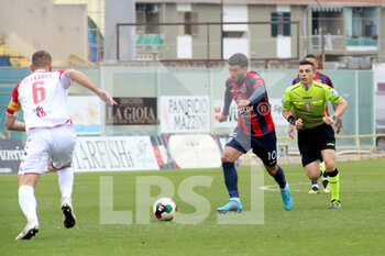 2022-04-16 - Taranto F.C. Luigi Falcone in action. - TARANTO VS BARI - ITALIAN SERIE C - SOCCER