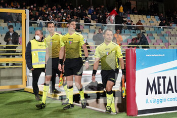 2022-04-11 - The arbitration triad, referee Giuseppe Collu
di Cagliari. Assistants Rosario Antonio Grasso di Acireale and Francesco Valente
Roma 2 - FOGGIA VS CATANZARO - ITALIAN SERIE C - SOCCER