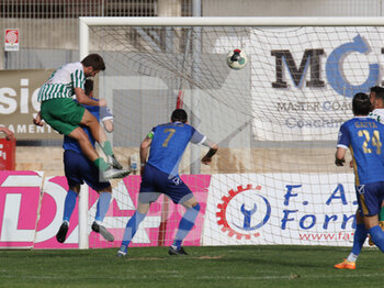 2022-04-24 - Marco Piccinni (Monopoli) scores a goal with an head shot - MONOPOLI VS ANDRIA - ITALIAN SERIE C - SOCCER