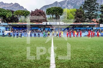 2022-05-01 - Lecco and Pro Patria during the Lega Pro 2021-2022 match between Lecco and Pro Patria on May 1, 2022 at Rigamonti-Ceppi Stadium in Lecco, Italy - PLAYOFF - LECCO VS PRO PATRIA - ITALIAN SERIE C - SOCCER