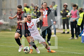 2022-05-01 - Giacomo Sciacca (Calcio Foggia 1920) and Vito Leonetti (SS Turris Calcio) - FOGGIA VS TURRIS - ITALIAN SERIE C - SOCCER