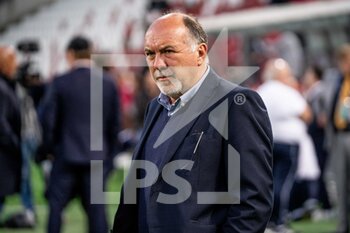 2022-05-04 - Pro Patria sports director Sandro Turotti during warm up the Lega Pro 2021-2022 match between Triestina and Pro Patria on May 4, 2022 at Nereo Rocco Stadium in Trieste, Italy - TRIESTINA VS PRO PATRIA - ITALIAN SERIE C - SOCCER
