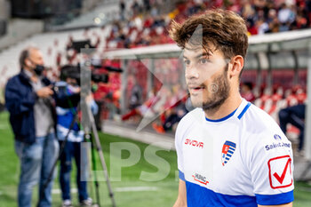 2022-05-04 - Pro Patria defender Luca Pizzul during the Lega Pro 2021-2022 match between Triestina and Pro Patria on May 4, 2022 at Nereo Rocco Stadium in Trieste, Italy - TRIESTINA VS PRO PATRIA - ITALIAN SERIE C - SOCCER