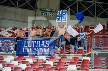 2022-05-04 - Pro Patria supporters during the Lega Pro 2021-2022 match between Triestina and Pro Patria on May 4, 2022 at Nereo Rocco Stadium in Trieste, Italy - TRIESTINA VS PRO PATRIA - ITALIAN SERIE C - SOCCER