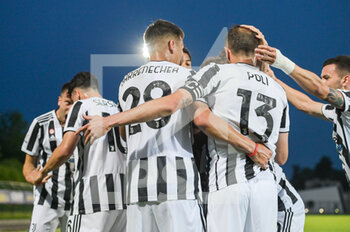2022-05-12 - Juventus U23 celebrates after scoring his side's first goal of the match - A.C. RENATE VS JUVENTUS U23 - ITALIAN SERIE C - SOCCER