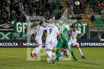 2022-09-24 - Carlo De Risio (Monopoli) scores a goal with an head shot - MONOPOLI VS CERIGNOLA - ITALIAN SERIE C - SOCCER
