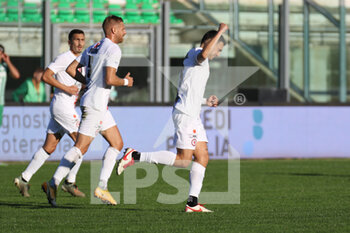 2022-11-13 - Davide Di Pasquale (Foggia) joy for his goal - MONOPOLI VS FOGGIA - ITALIAN SERIE C - SOCCER