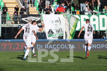 2022-11-13 - Davide Di Pasquale (Foggia) celebrates his goal - MONOPOLI VS FOGGIA - ITALIAN SERIE C - SOCCER