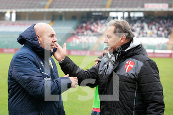2022-12-04 - Bruno Tedino (coach Trento) and Bruno Caneo (coach Padova) - PADOVA CALCIO VS TRENTO - ITALIAN SERIE C - SOCCER