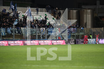 2022-12-11 - Pescara supporters joy for Jacopo Desogus (#21 - Pescara) goal - MONOPOLI VS PESCARA - ITALIAN SERIE C - SOCCER