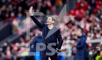 2022-01-20 - Marcelino Garcia Toral, head coach of Athletic Club during the Spanish Cup, Copa del Rey, round of 16 football match between Athletic Club and FC Barcelona on January 20, 2022 at San Mames stadium in Bilbao, Spain - ATHLETIC CLUB VS FC BARCELONA - SPANISH CUP - SOCCER
