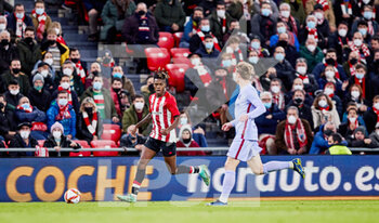 2022-01-20 - Nico Williams of Athletic Club during the Spanish Cup, Copa del Rey, round of 16 football match between Athletic Club and FC Barcelona on January 20, 2022 at San Mames stadium in Bilbao, Spain - ATHLETIC CLUB VS FC BARCELONA - SPANISH CUP - SOCCER