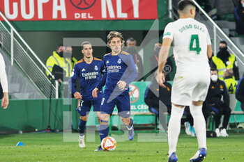 2022-01-20 - Luka Modric of Real Madrid during the Spanish Cup, Copa del Rey, round of 16 football match between Elche CF and Real Madrid on January 20, 2022 at Martinez Valero stadium in Elche, Alicante, Spain - ELCHE CF VS REAL MADRID - SPANISH CUP - SOCCER