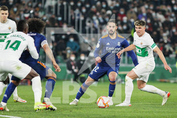 2022-01-20 - Francisco "Isco" Alarcon of Real Madrid during the Spanish Cup, Copa del Rey, round of 16 football match between Elche CF and Real Madrid on January 20, 2022 at Martinez Valero stadium in Elche, Alicante, Spain - ELCHE CF VS REAL MADRID - SPANISH CUP - SOCCER