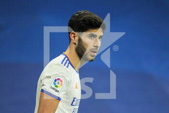 2022-01-08 - Marco Asensio of Real Madrid during the Spanish championship La liga football match between Real Madrid and Valencia CF on January 8, 2022 at Santiago Bernabeu stadium in Madrid, Spain - REAL MADRID VS VALENCIA CF - SPANISH LA LIGA - SOCCER