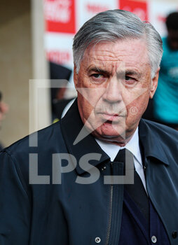 2022-02-12 - Carlo Ancelotti, head coach of Real Madrid CF during the Spanish championship La Liga football match between Villarreal CF and Real Madrid on February 12, 2022 at the Ceramica Stadium in Vila-real, Spain - VILLARREAL CF VS REAL MADRID - SPANISH LA LIGA - SOCCER